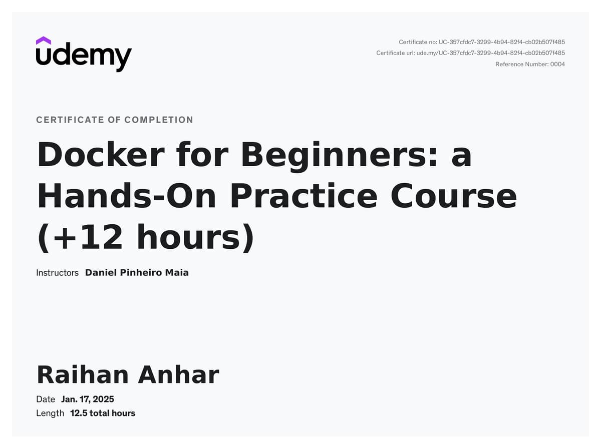 Docker for Beginners: a Hands-On Practice Course